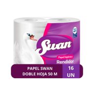 Papel Higienico Swan Doble Hoja 50 M 16un
