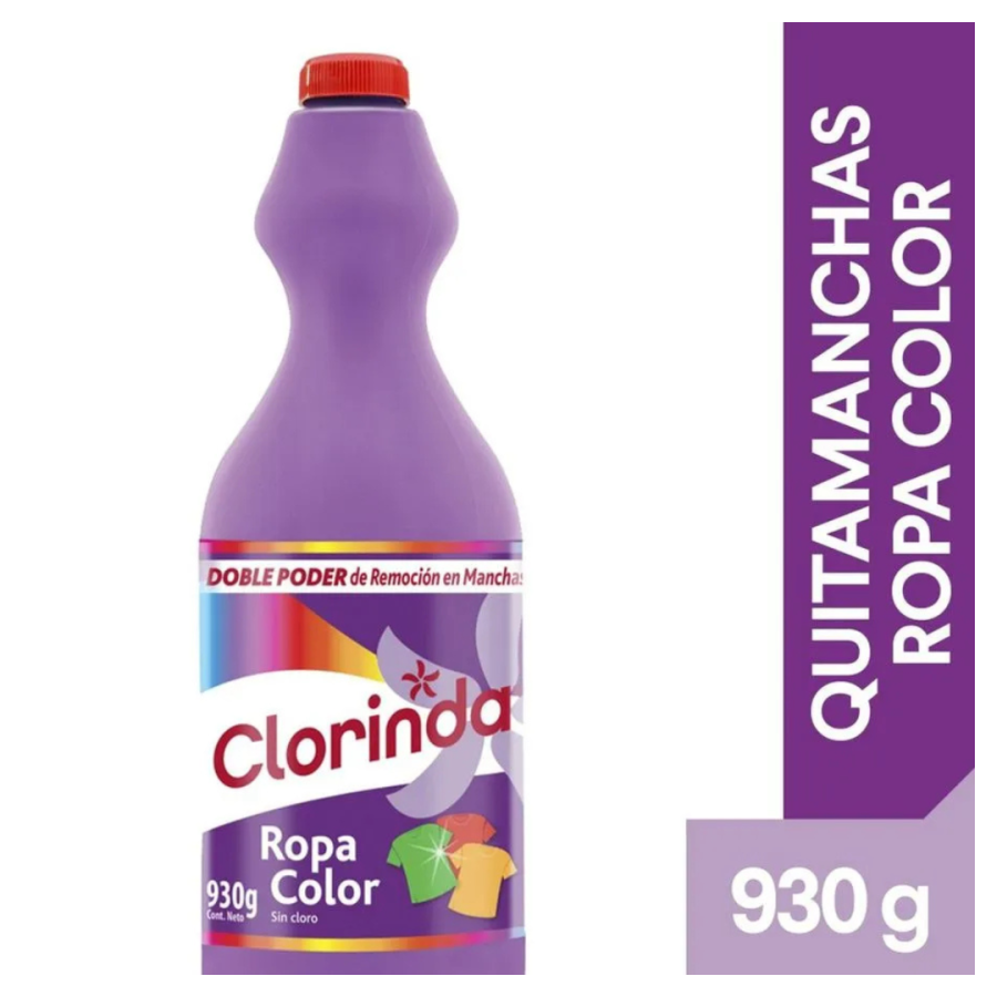 Cloro Ropa Color Quitamanchas Clorinda 930 g