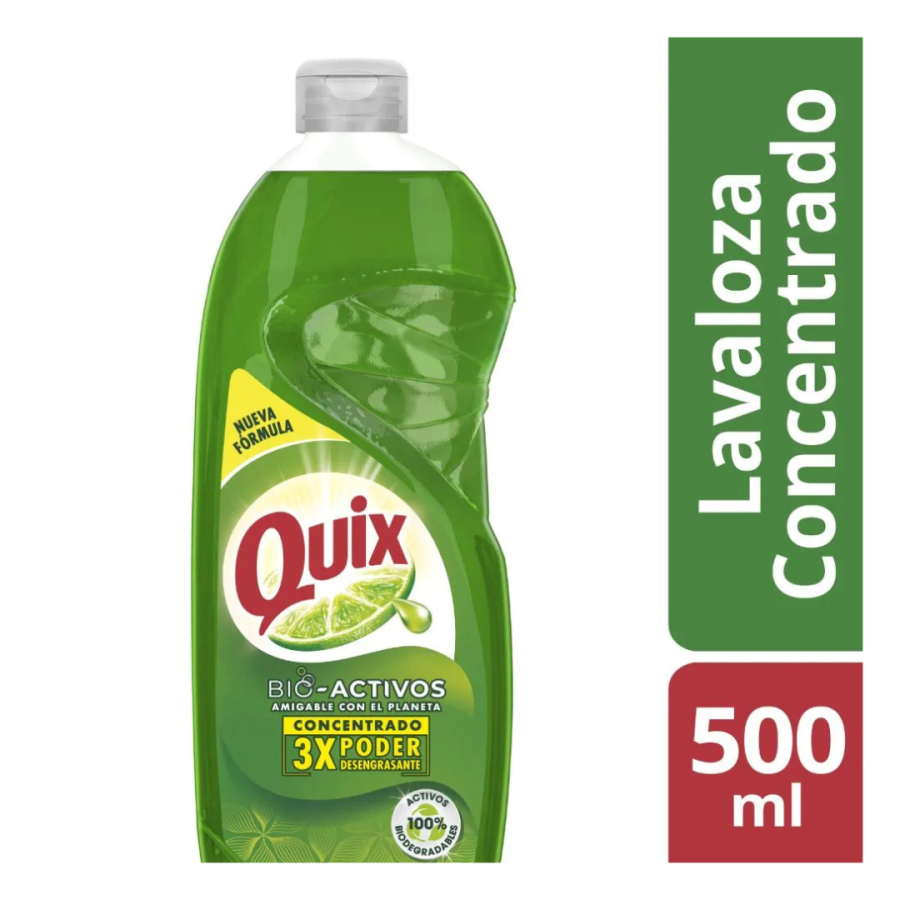 Lavaloza concentrado Quix bio activos limón 500 ml