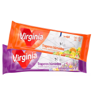 Trapero Húmedo Virginia Multiuso Lavanda 10 un.
