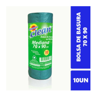 Bolsa de Basura Clean Rollo 70cm x 90cm