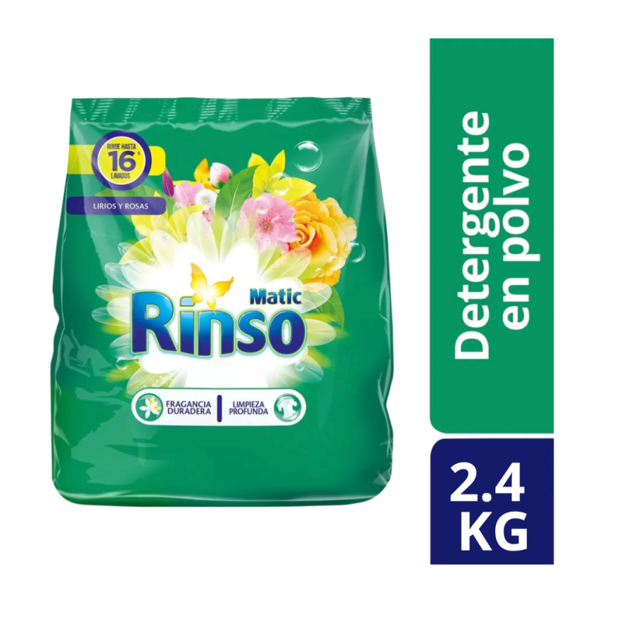 Detergente en polvo Rinso 2,4KG