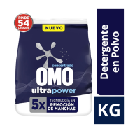 Detergente En Polvo Con UltraPower 800gr Omo