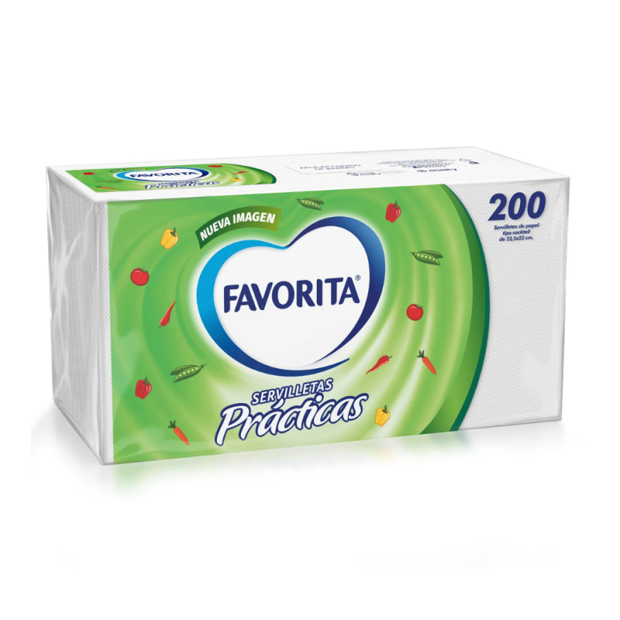 Servilleta Favorita Clásica 200 un