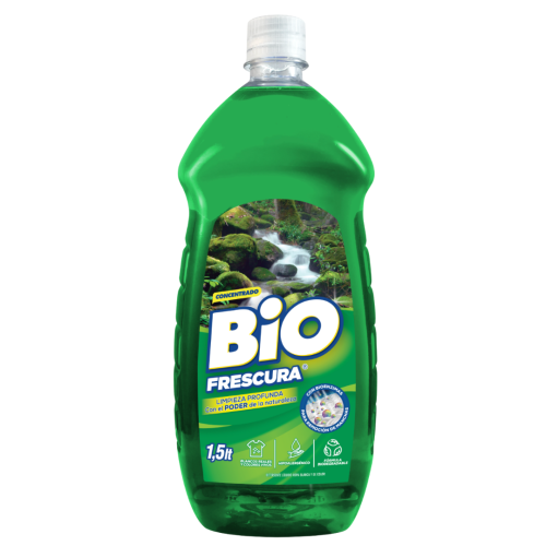 Detergente liquido Bio líquido Frescura Bosque nativo verde 1.5Lt