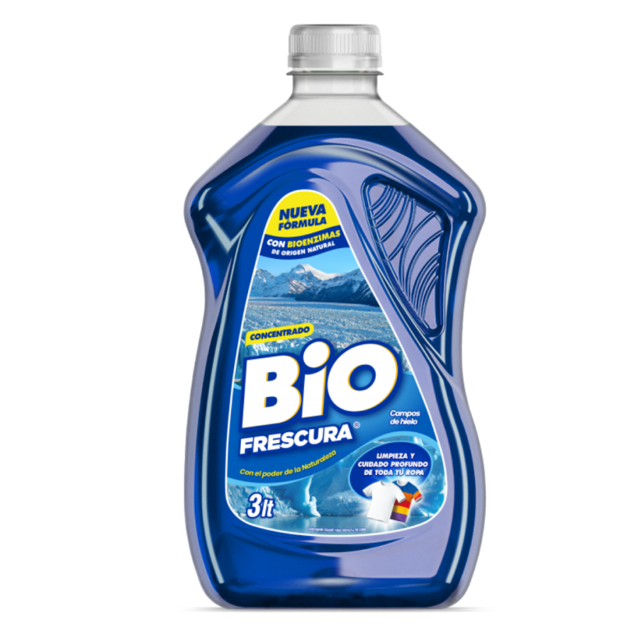 Detergente Liquido Campos De Hielo Bio Frescura Botella 3l