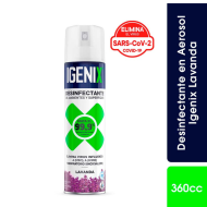 Desinfectante en Aerosol 360cc / Lavanda – Igenix
