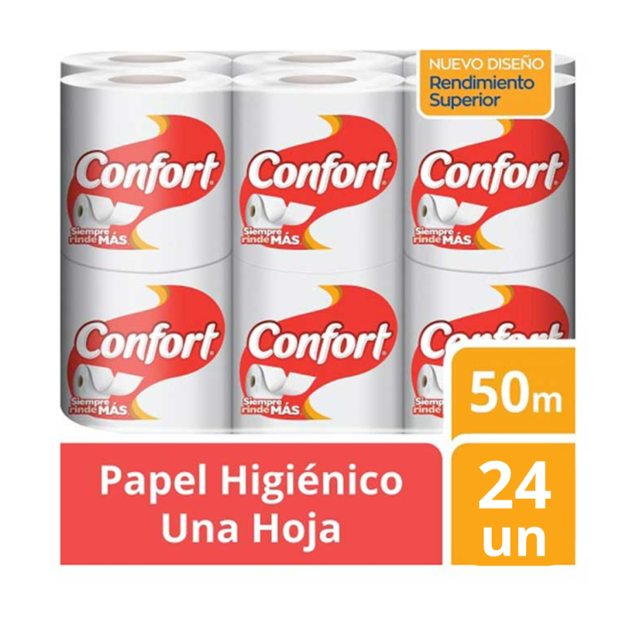 Confort Fajilla una Hoja 50m 24un