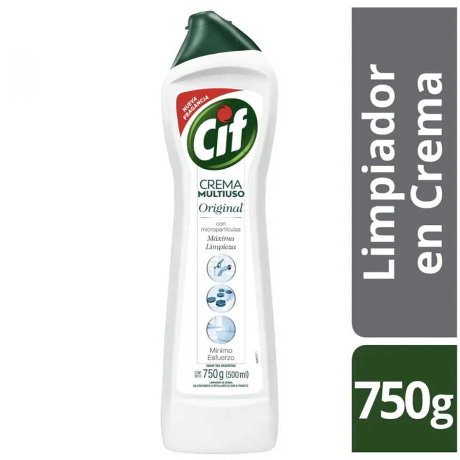 Limpiador crema 750 g original Cif