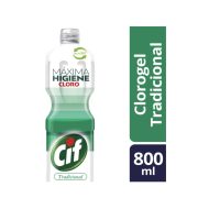 Cloro Gel Cif 800ml Tradicional