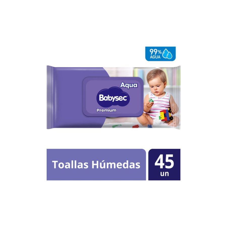 Toalla Humeda Babysec Premium 45 un