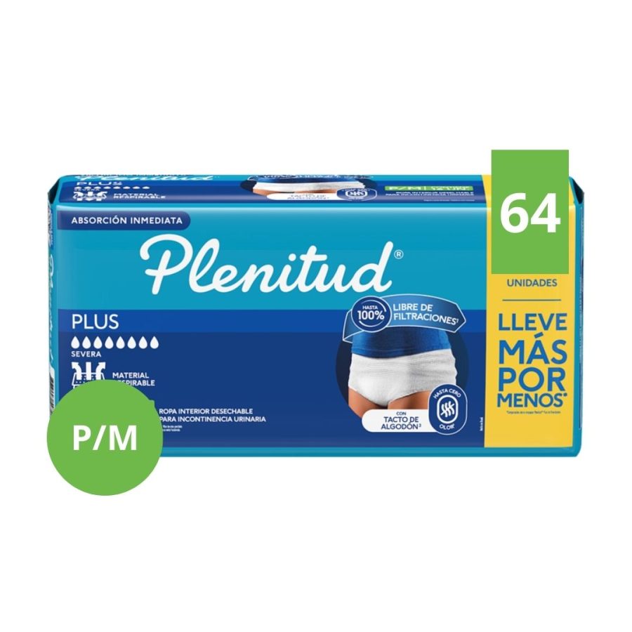 Plenitud Pants Adulto Active Super Plus P-M 64 unidades