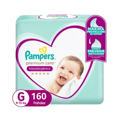 Pañales Pampers Premium Care Talla G 160 Un