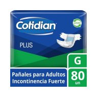 Pañal Adulto Cotidian Plus Talla G 80 UN