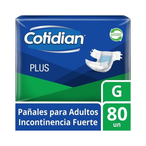Pañal Adulto Cotidian Plus Talla G 80 UN