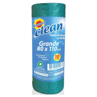 Bolsas de Basura Clean 80x110 (Paquete 10 un / rolllo)