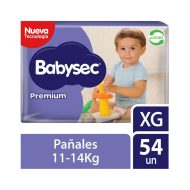 Babysec Pañal Bebe Premium Xg 54u