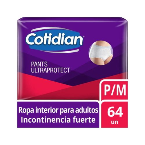Pañales Adulto Pants Cotidian Ultra Talla P/M 64 un