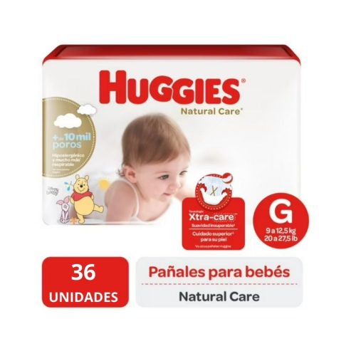 Pañales Natural Care G 36 UN