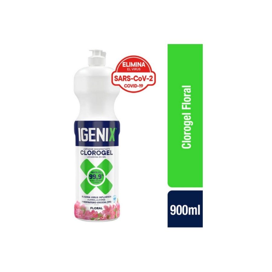 Cloro Gel Igenix Floral 900 ml