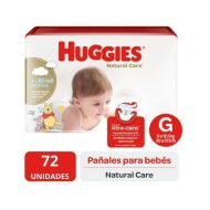 Huggies Pañales Natural Care G 72 UN