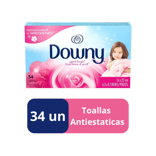 Toallas Antiestaticas Downy 34u