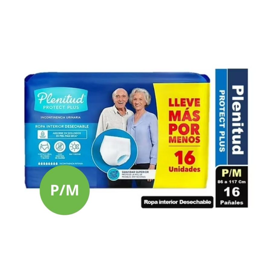 Plenitud Pants Adulto Active Super Plus P-M 16 unidades