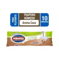 Trapero Humedo Virutex Piso Flotante coco 10 unidades