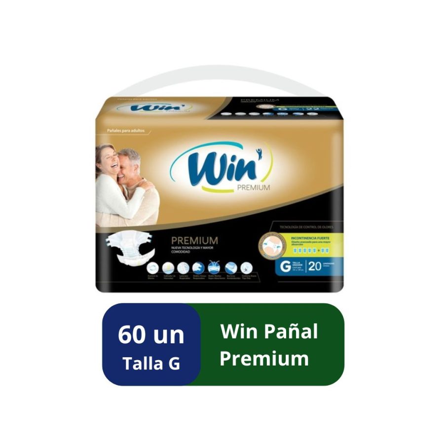 Win Premium Pañal Adulto G X 60