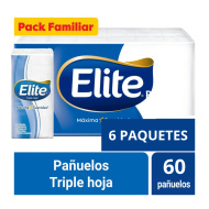 Pañuelos desechables 6 Paquetes x 10 un.
