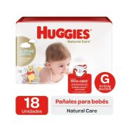 Huggies Pañales Natural Care G 18 UN