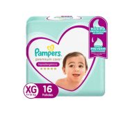 Pañales Pampers Premium Care Talla XG 16 Un