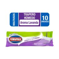 Trapero Humedo Virutex Lavanda 10 unidades