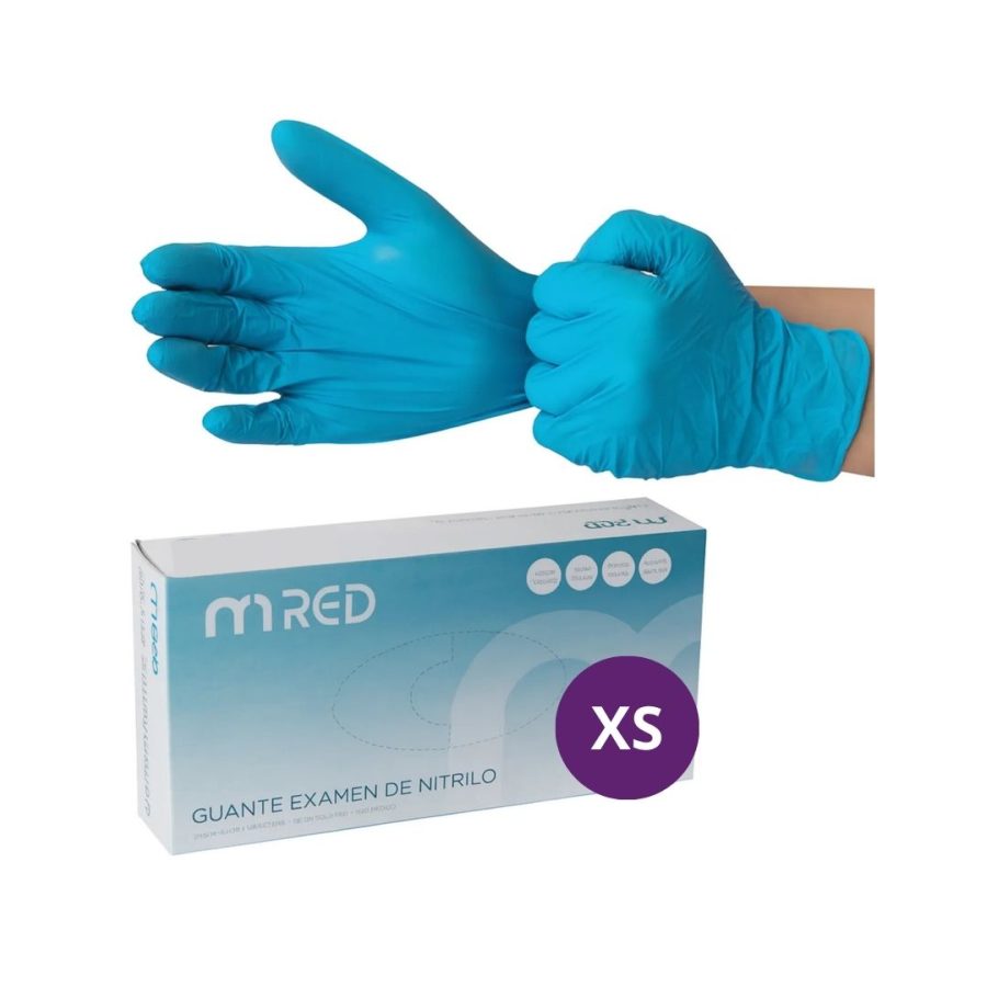 MRED guantes de nitrilo XS