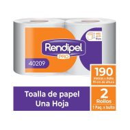 Toalla RENDIPEL PRO Una Hoja 2 un 190 M c/u