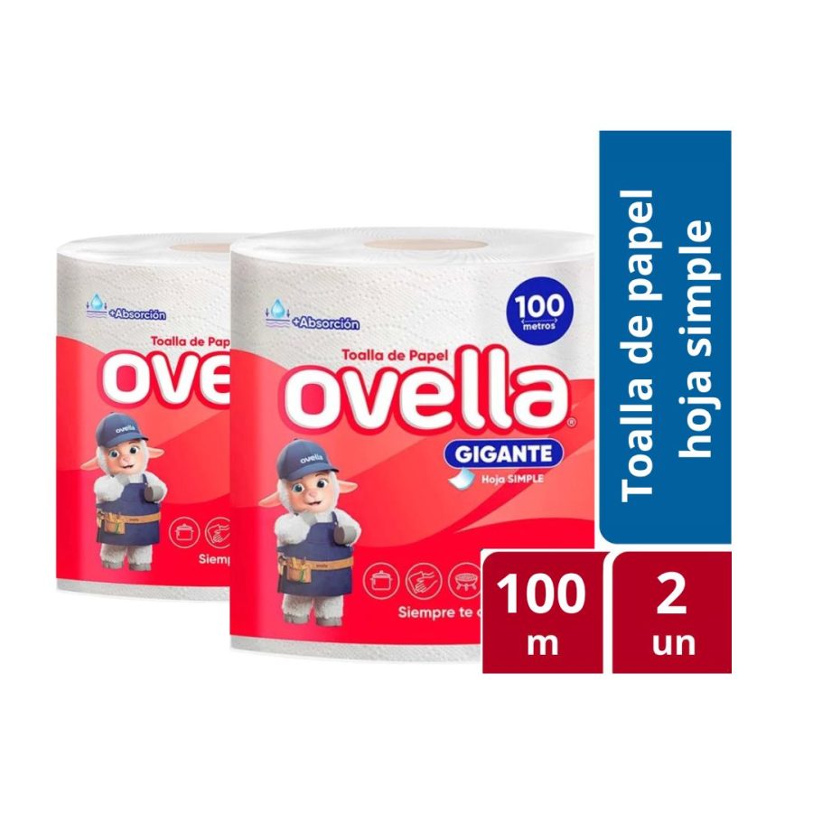 Toalla Nova Hoja Simple Ovella 100M 2 un