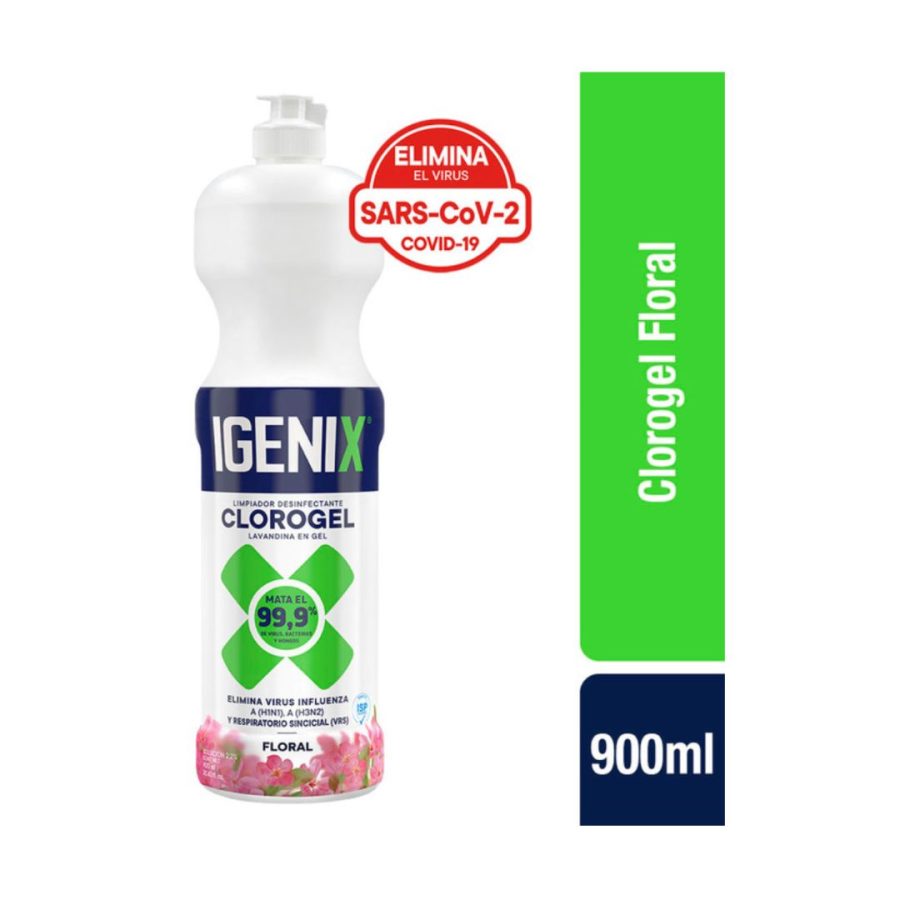 Cloro Gel Igenix Floral 900 ml