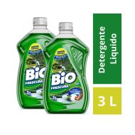 Pack Detergente Liquído Bio Frescura Bosque Nativo 3lt 2 un