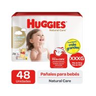 Pañales Huggies Natural Care XXXG x 48