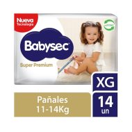 Pañales Babysec Super Premium Talla XG 14 unidades