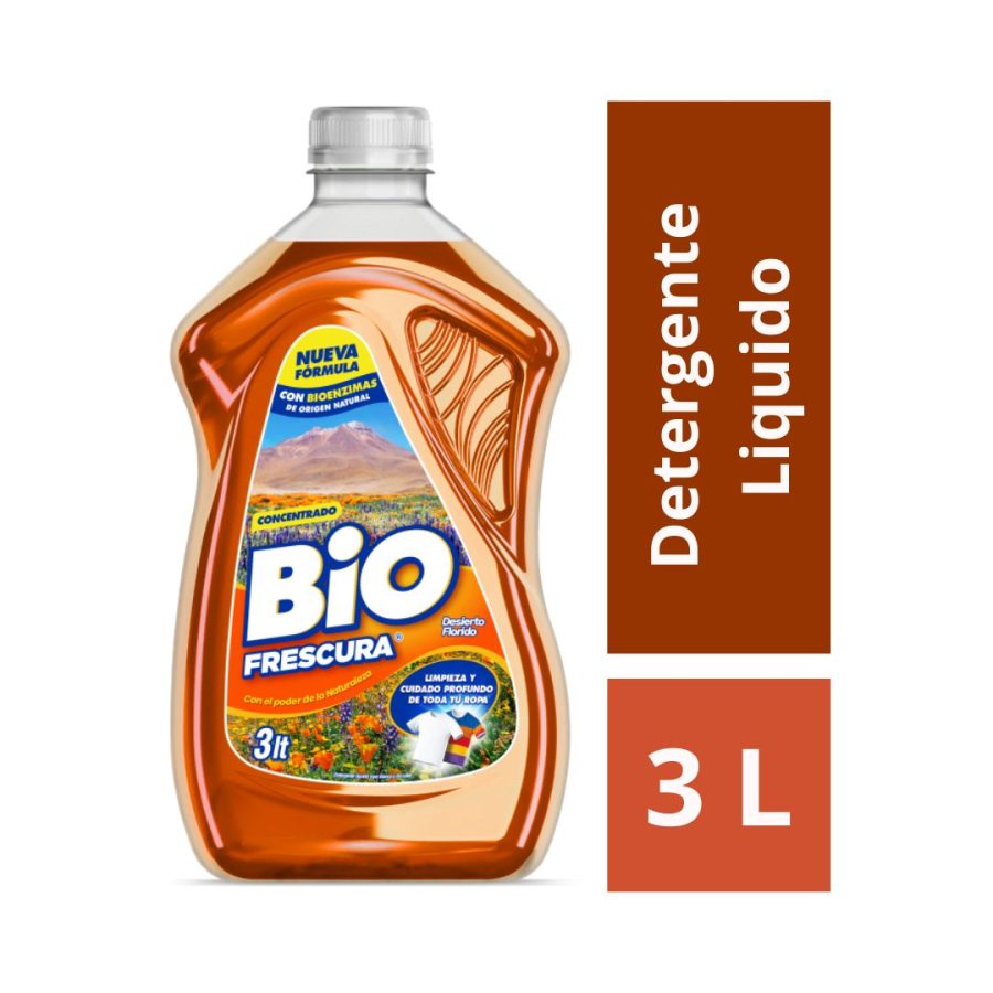 Detergente Liquído Bio Frescura Desierto Florido 3lt