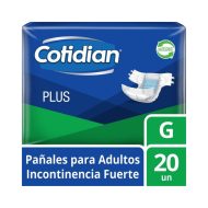 Pañal Adulto Cotidian Plus Talla G 20 UN