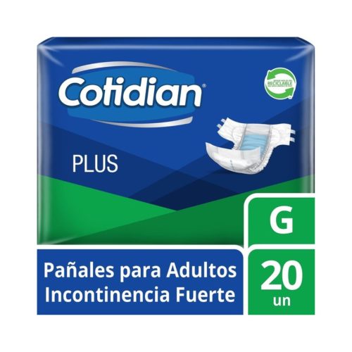 Pañal Adulto Cotidian Plus Talla G 20 UN