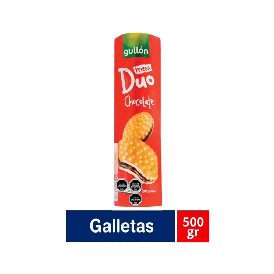 Galleta Gullon Duo Mega Chocolate 500gr