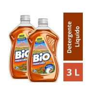 Pack Detergente Liquído Bio Frescura Desierto Florido 3lt 2 un