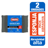 VIRUTEX ESPONJA INOX ABRASIVA X2