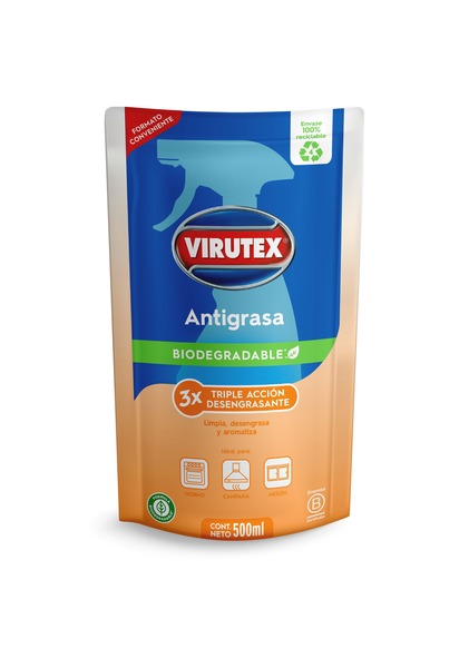 VIRUTEX - DOYPACK ANTIGRASA Biodegradable 500ML