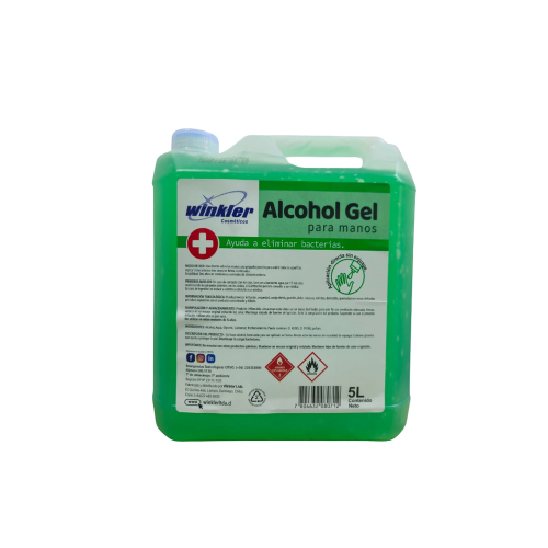 Winkler Gel Alcohólico 70% 117 Envase 5 L