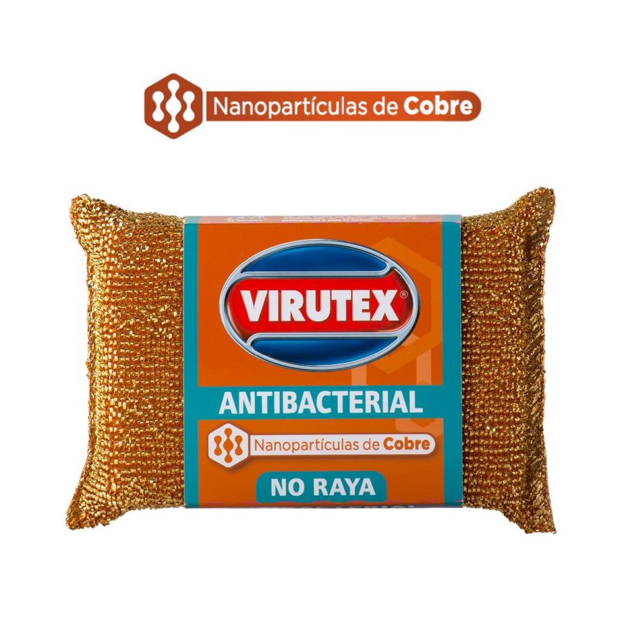 VIRUTEX SPUNITA ANTIBACTERIAL CON NANO PARTICULAS DE COBRE