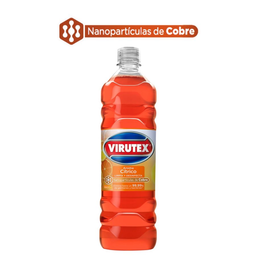 VIRUTEX - LIMPIADOR DESINFEC CITRICO 1800ML